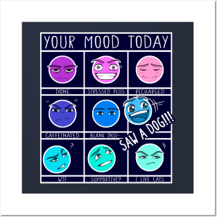 Your Mood Today (Dark) Posters and Art